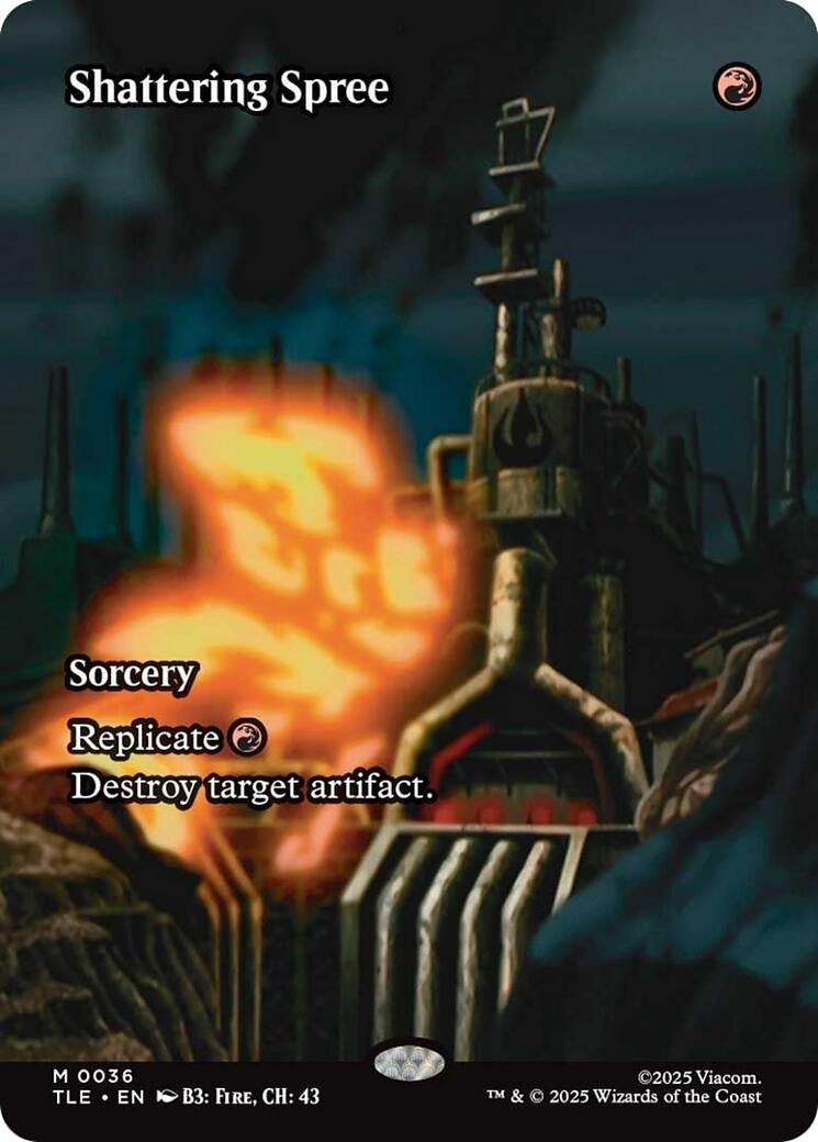 Image for Shattering Spree (Borderless) (36) (TLE) - Magic: The Gathering