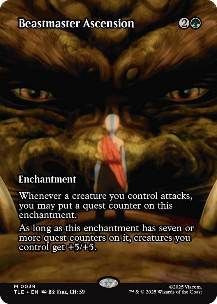Image for Beastmaster Ascension (Borderless) (39) (TLE) - Magic: The Gathering