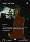Image for Scout's Warning (Borderless) (6) (TLE) - Magic: The Gathering