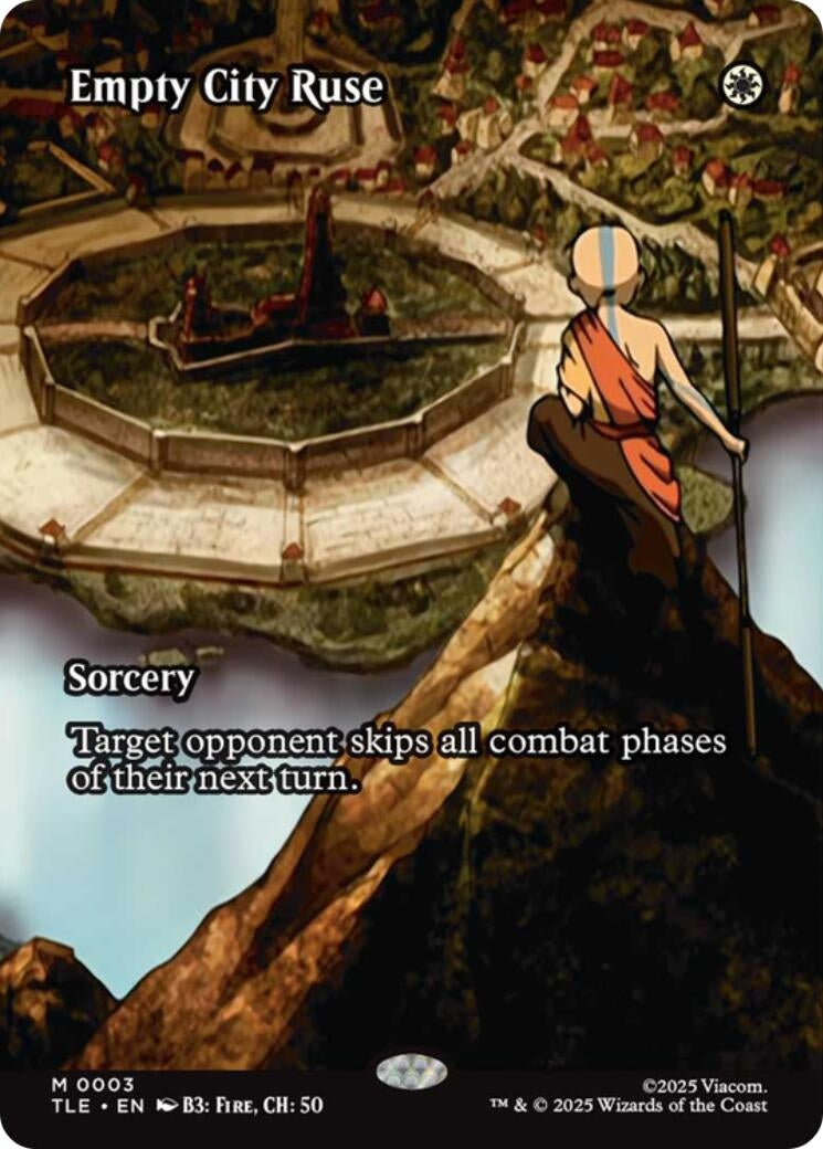 Image for Empty City Ruse (Borderless) (3) (TLE) - Magic: The Gathering