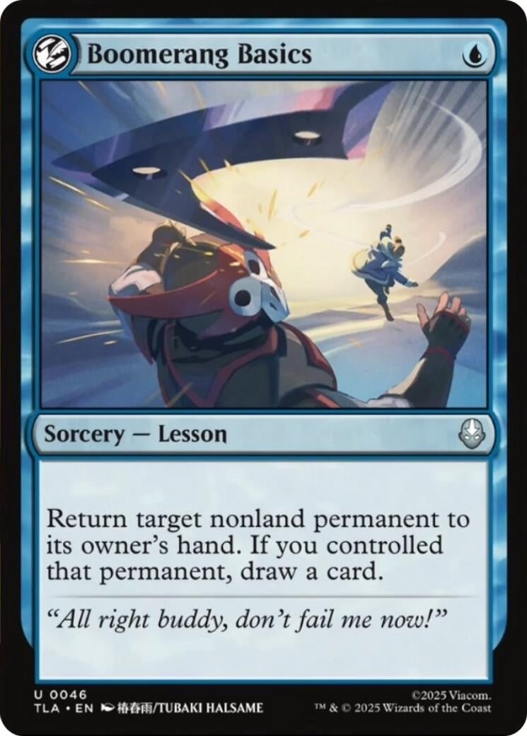 Image for Boomerang Basics (46) (TLA) - Magic: The Gathering