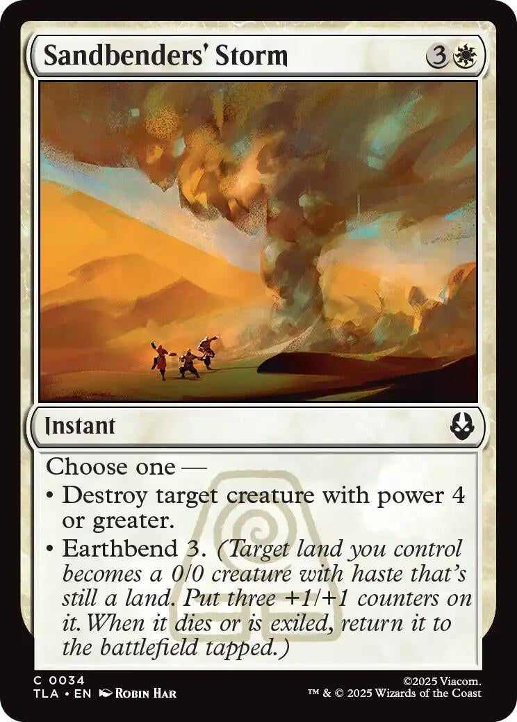 Image for Sandbenders' Storm (34) (TLA) - Magic: The Gathering