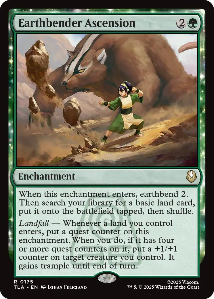 Image for Earthbender Ascension (175) (TLA) - Magic: The Gathering
