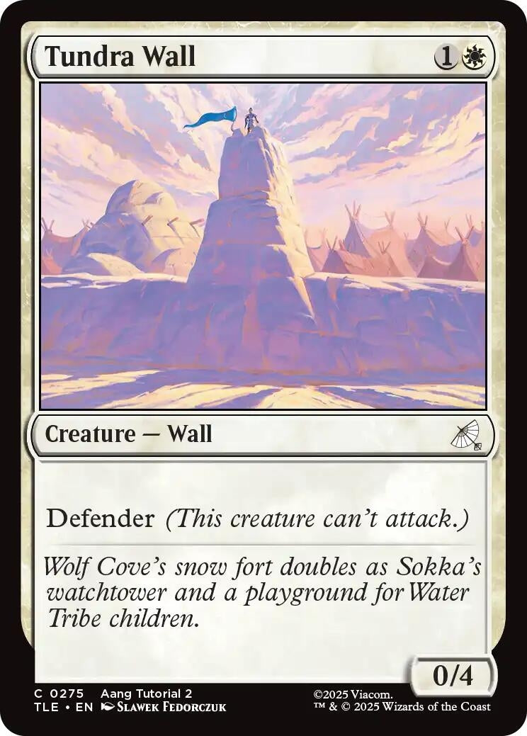 Image for Tundra Wall (0275) (275) (TLE) - Magic: The Gathering