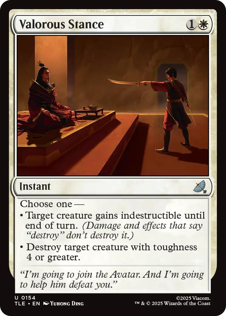 Image for Valorous Stance (154) (TLE) - Magic: The Gathering