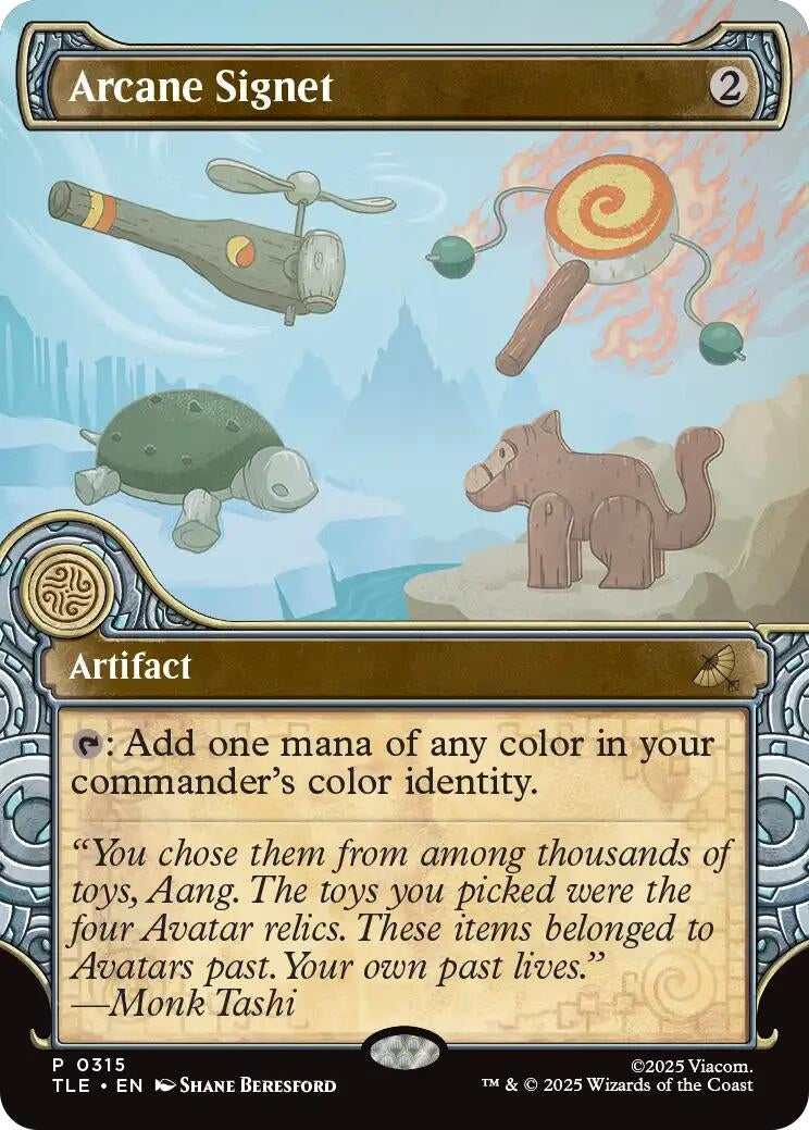 Image for Arcane Signet (Showcase) (315) (TLE) - Magic: The Gathering