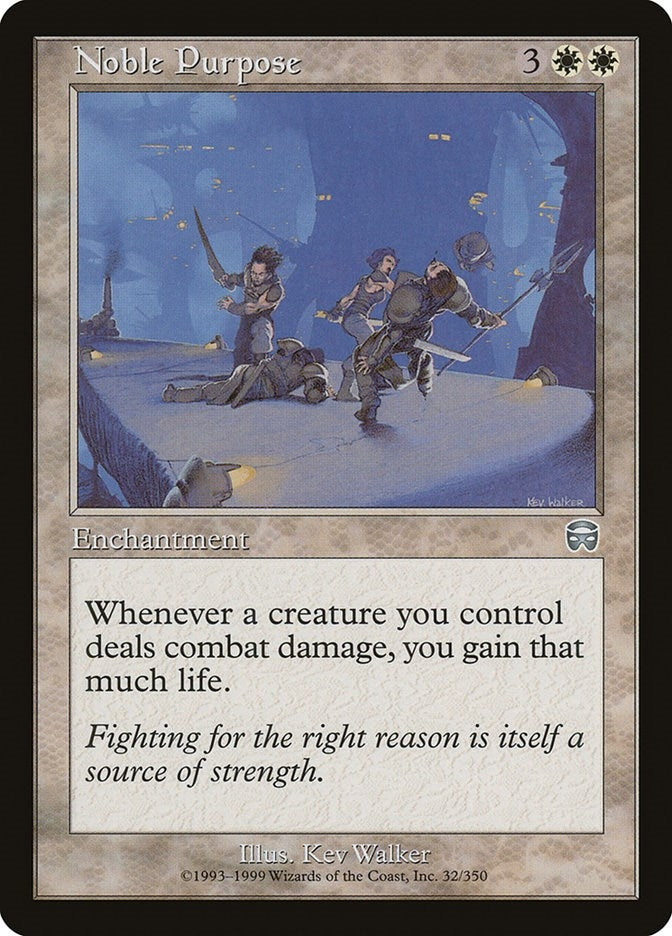 Image for Noble Purpose (32) (MMQ) - Magic: The Gathering
