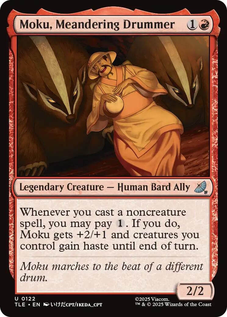 Image for Moku, Meandering Drummer (122) (TLE) - Magic: The Gathering