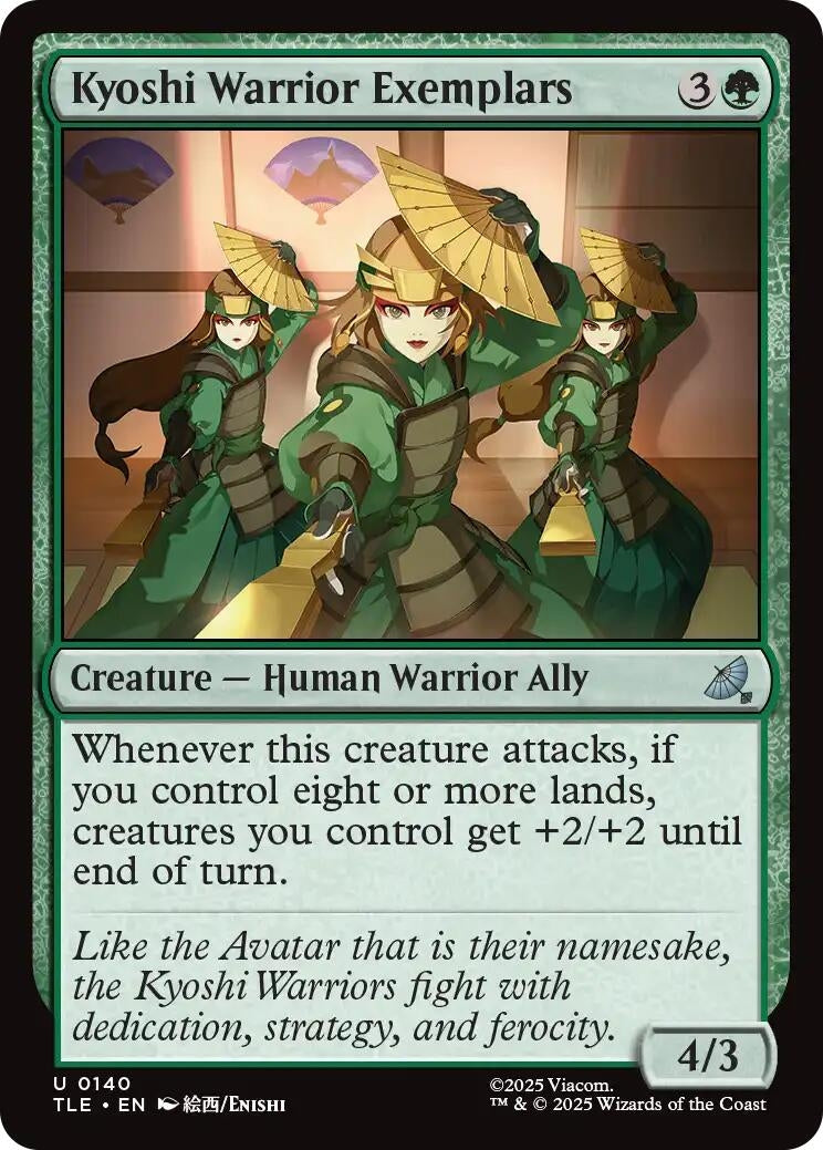 Image for Kyoshi Warrior Exemplars (140) (TLE) - Magic: The Gathering