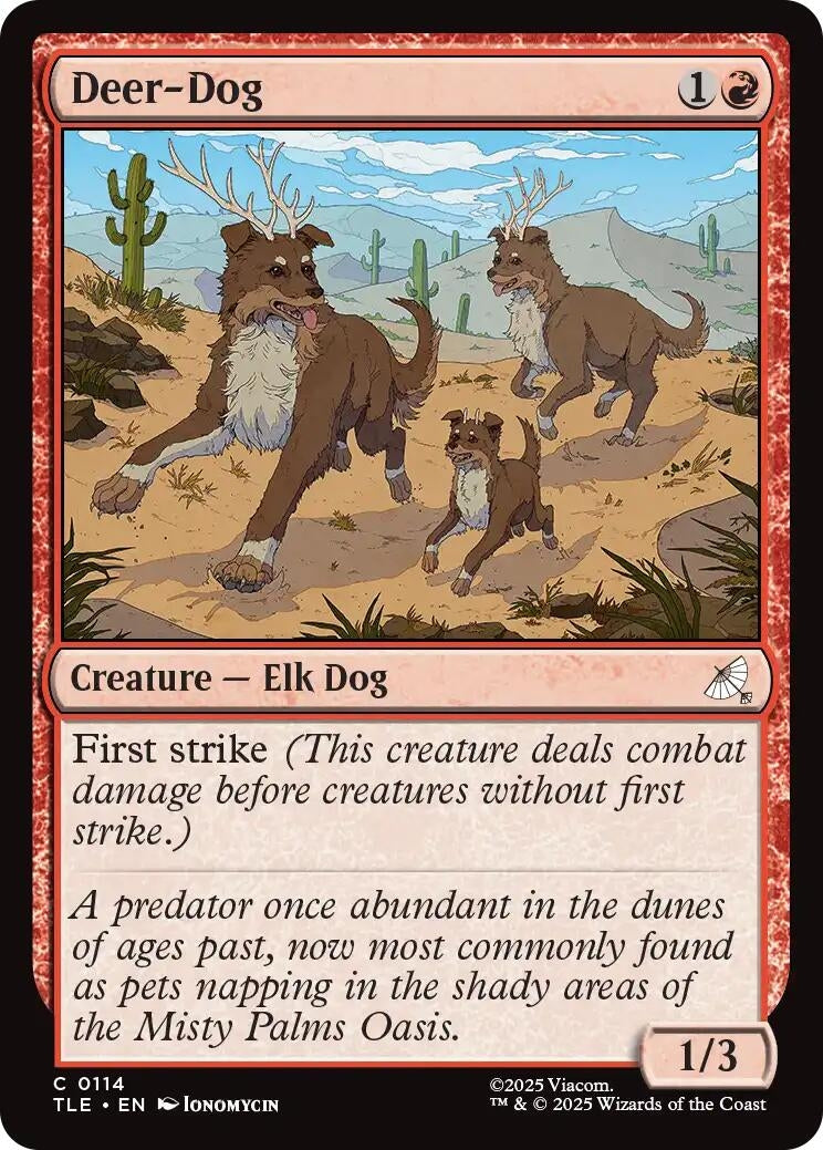 Image for Deer-Dog (114) (TLE) - Magic: The Gathering