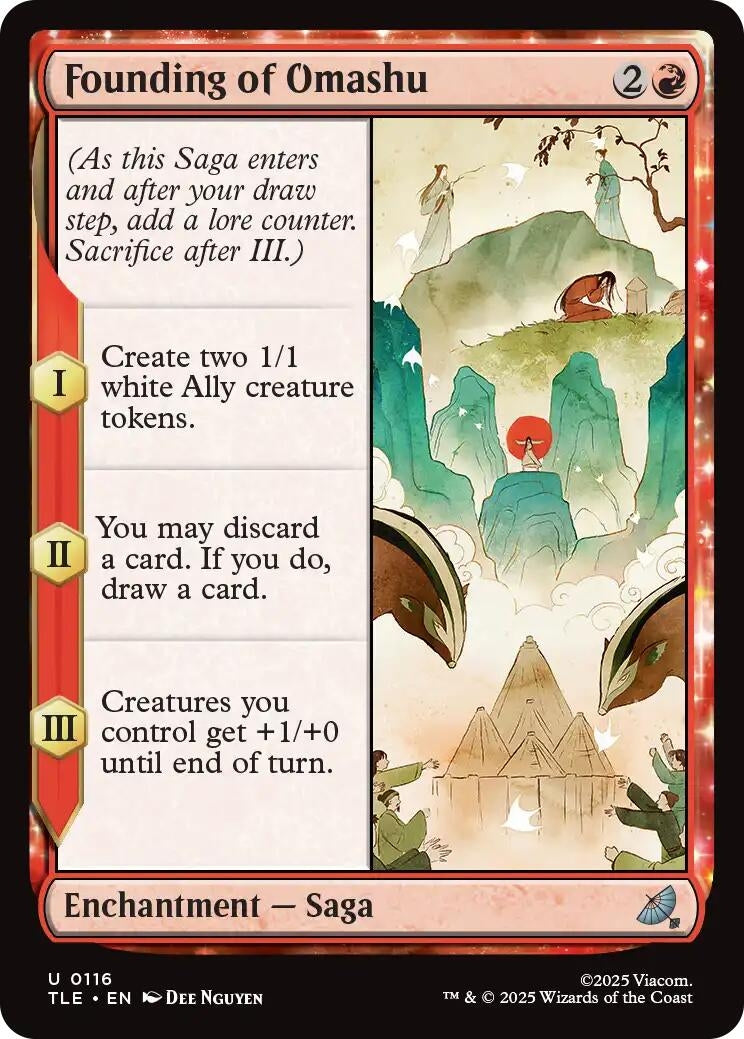 Image for Founding of Omashu (116) (TLE) - Magic: The Gathering