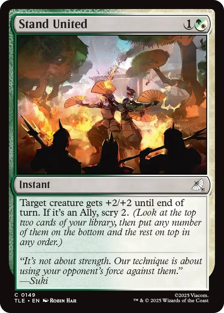 Image for Stand United (149) (TLE) - Magic: The Gathering