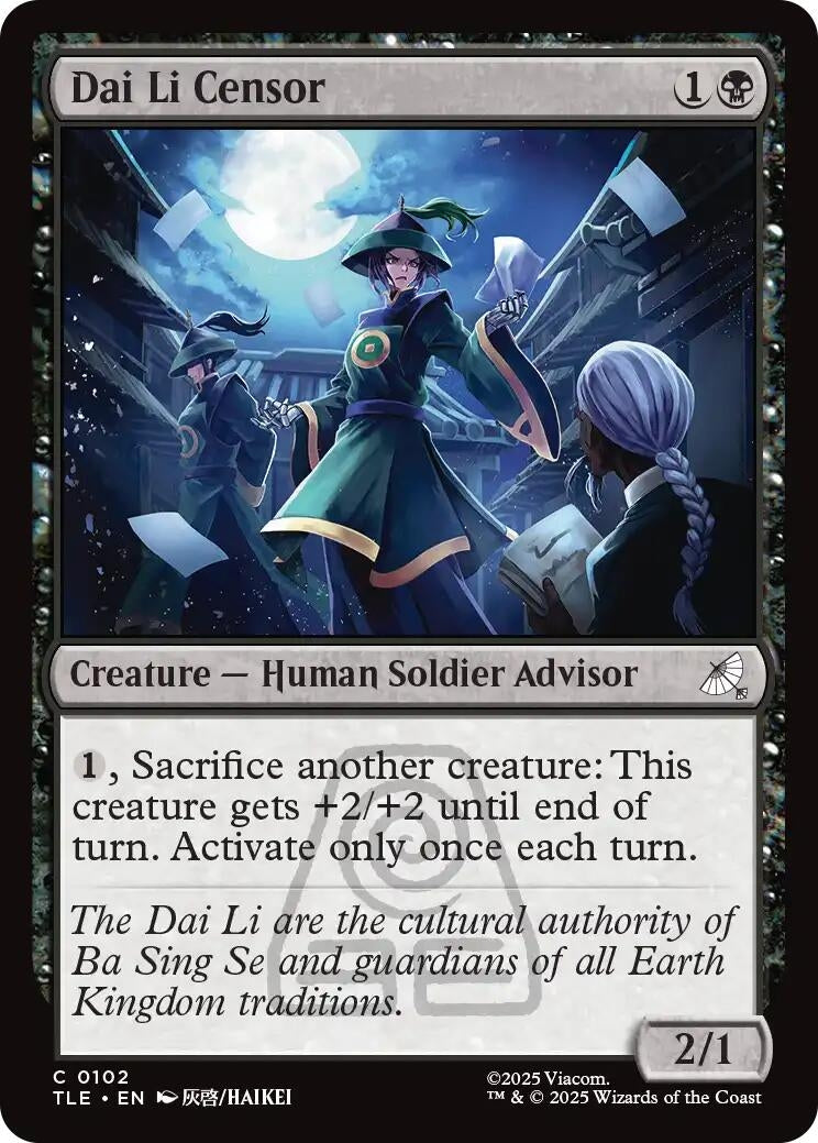 Image for Dai Li Censor (102) (TLE) - Magic: The Gathering