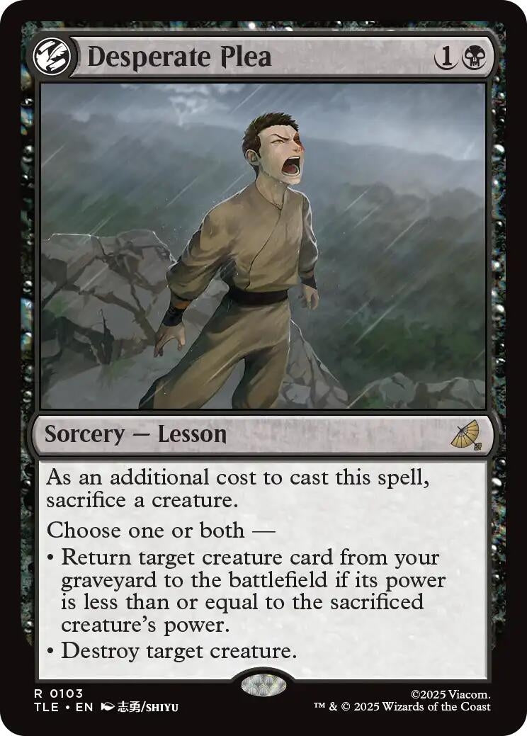 Image for Desperate Plea (103) (TLE) - Magic: The Gathering