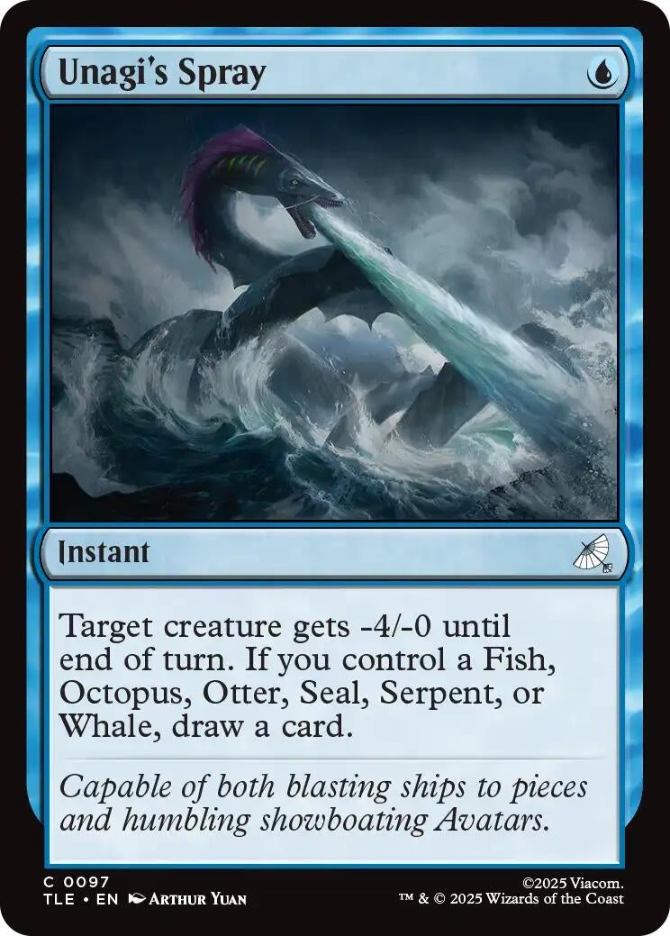 Image for Unagi's Spray (97) (TLE) - Magic: The Gathering