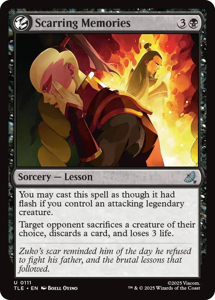 Image for Scarring Memories (111) (TLE) - Magic: The Gathering