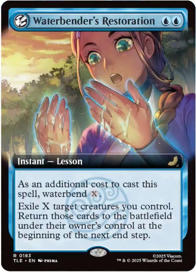 Waterbender's Restoration (Extended Art) (183) (TLE)