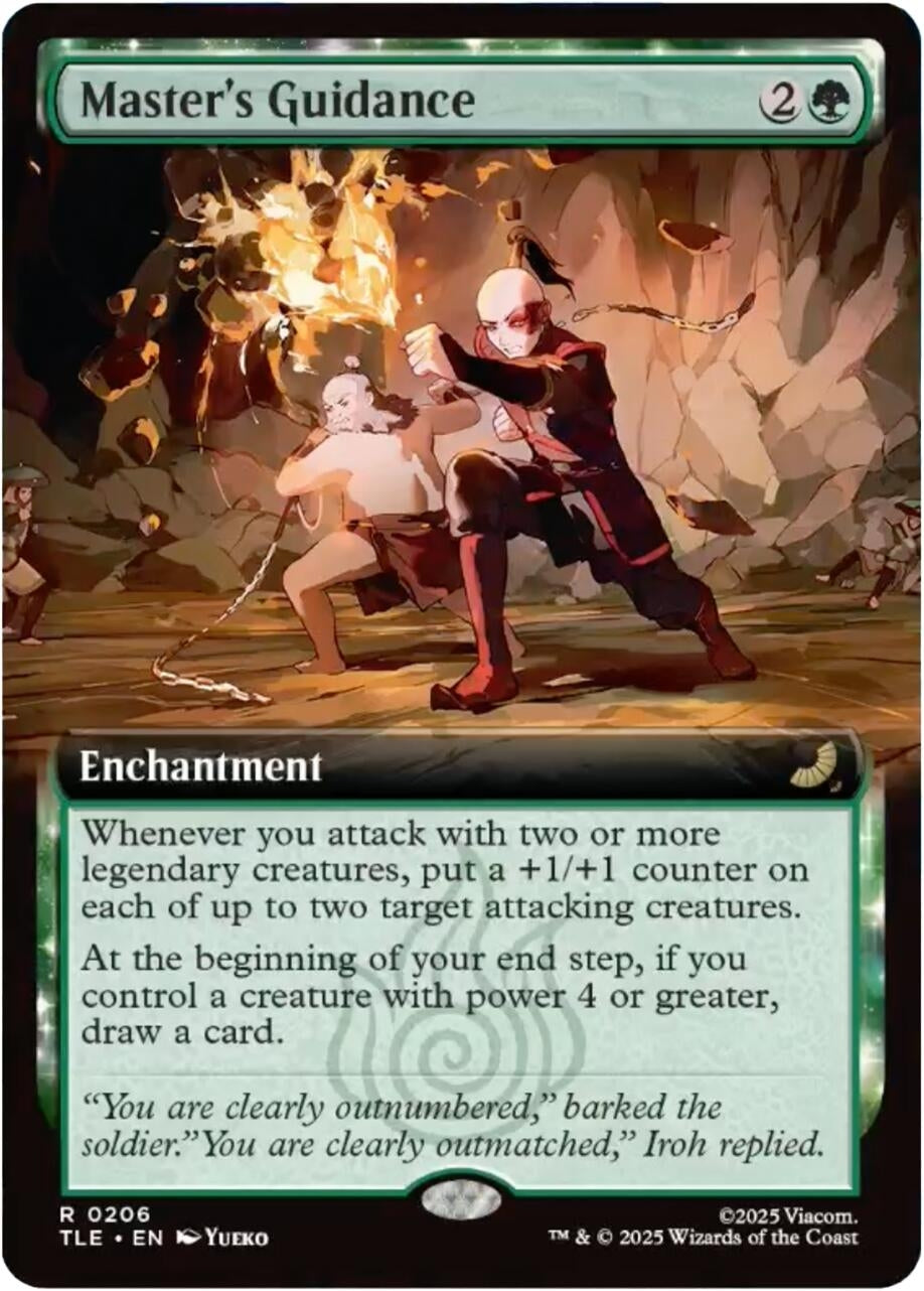 Image for Master's Guidance (Extended Art) (206) (TLE) - Magic: The Gathering