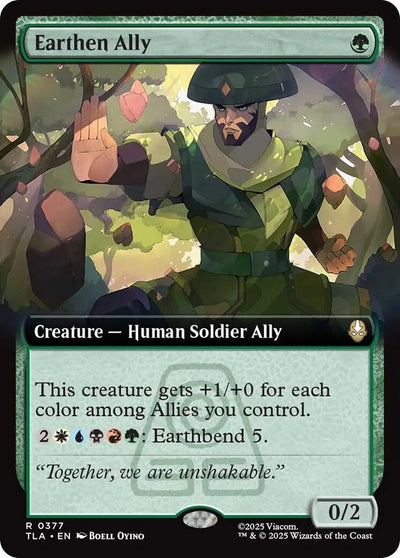 Earthen Ally (Extended Art) (377) (TLA)
