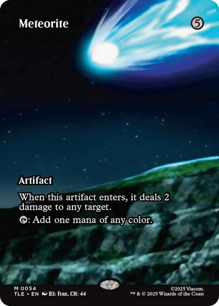 Image for Meteorite (Borderless) (54) (TLE) - Magic: The Gathering