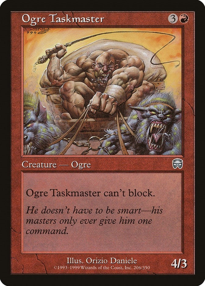 Image for Ogre Taskmaster (206) (MMQ) - Magic: The Gathering