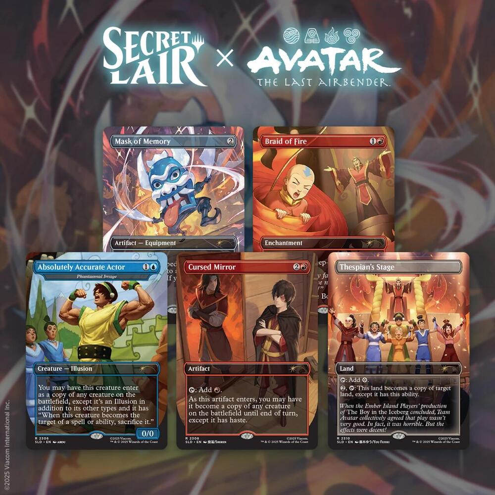 Secret Lair AVATAR The Last Airbender Ember Island Players