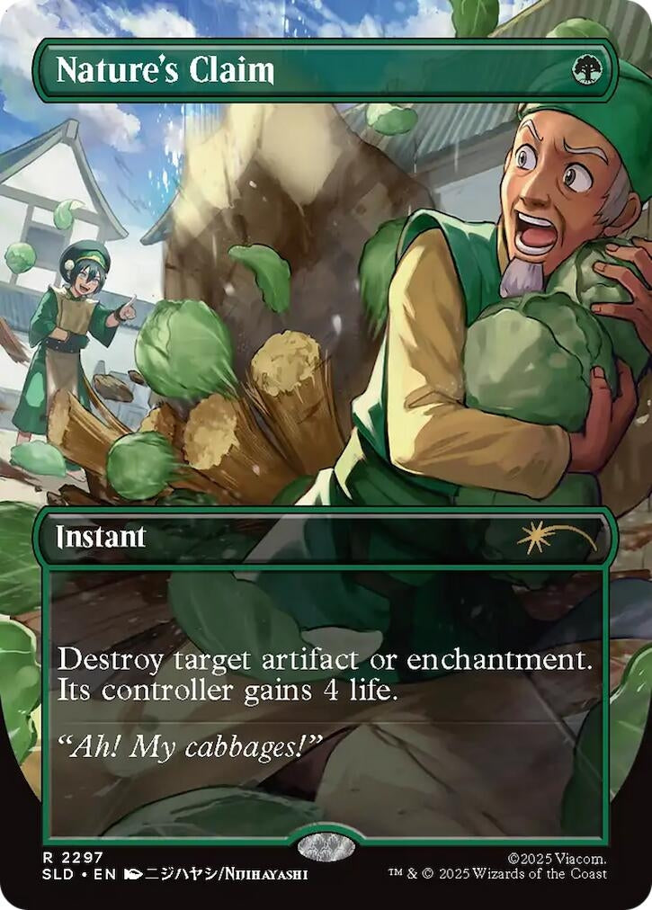 Image for Nature's Claim (2297) (SLD) - Magic: The Gathering