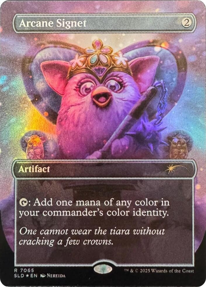Image for Arcane Signet (7065) (Rainbow Foil) (7065) (SLD) - Magic: The Gathering
