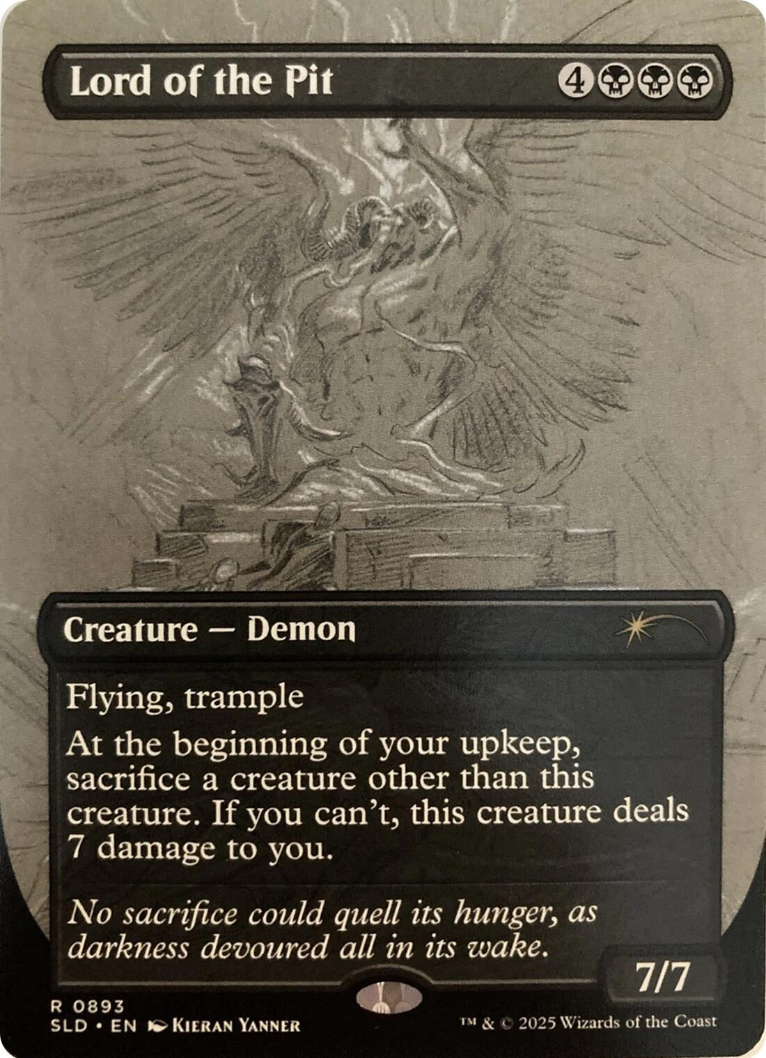 Image for Lord of the Pit (Sketch Showcase) (893) (SLD) - Magic: The Gathering