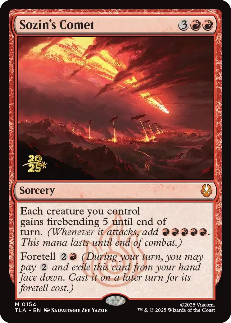 Image for Sozin's Comet (154) (PRE) - Magic: The Gathering