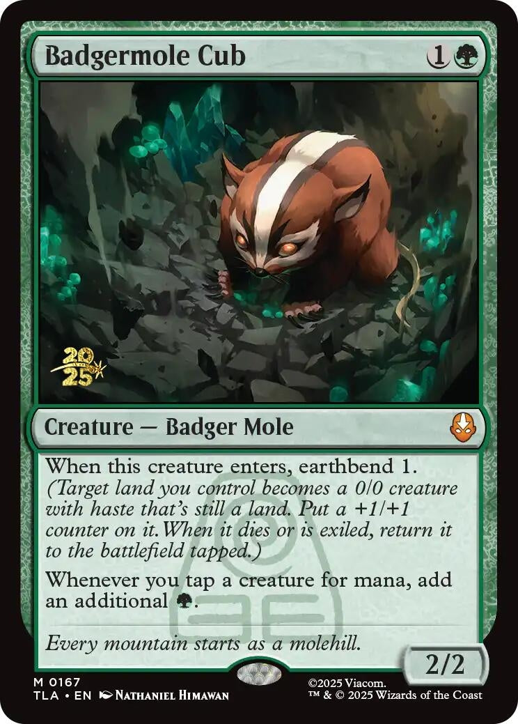 Image for Badgermole Cub (167) (PRE) - Magic: The Gathering