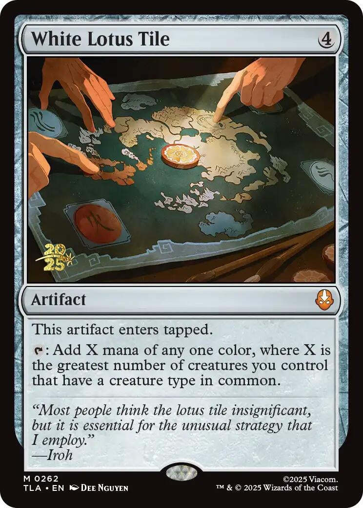 Image for White Lotus Tile (262) (PRE) - Magic: The Gathering