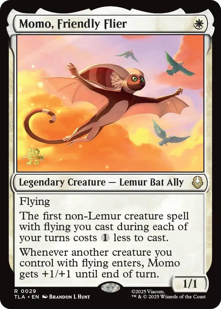 Image for Momo, Friendly Flier (29) (PRE) - Magic: The Gathering