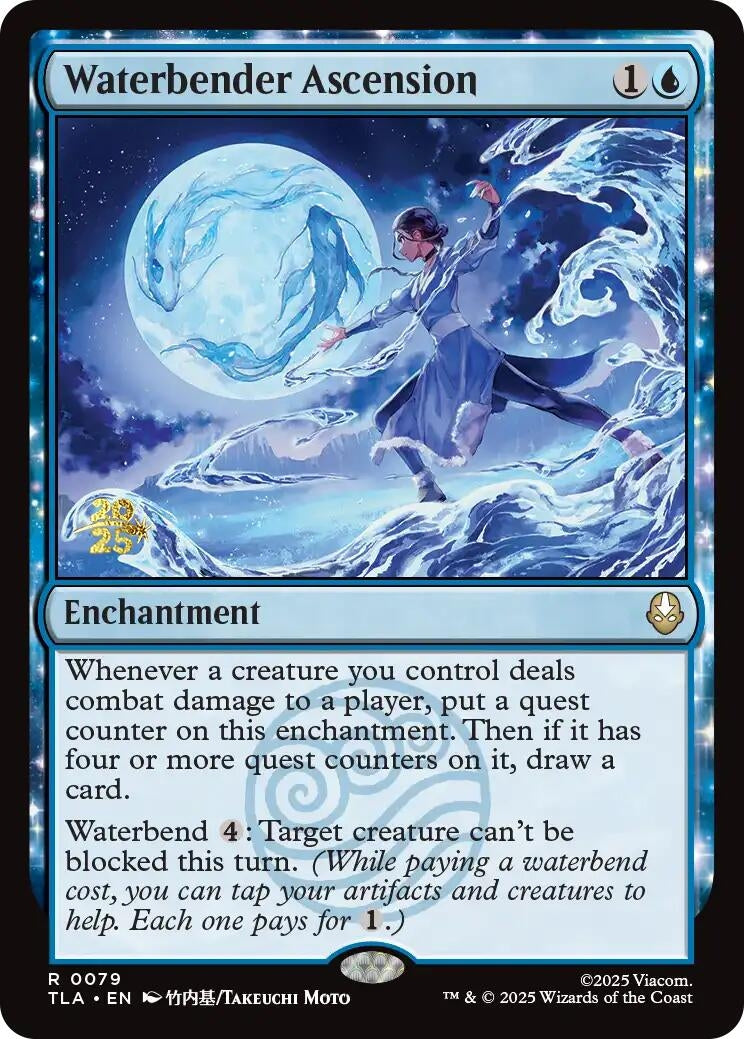 Image for Waterbender Ascension (79) (PRE) - Magic: The Gathering