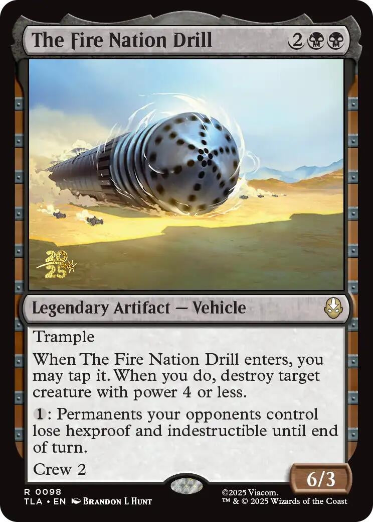 Image for The Fire Nation Drill (98) (PRE) - Magic: The Gathering