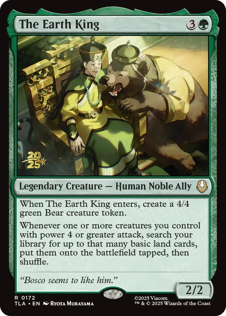 Image for The Earth King (172) (PRE) - Magic: The Gathering