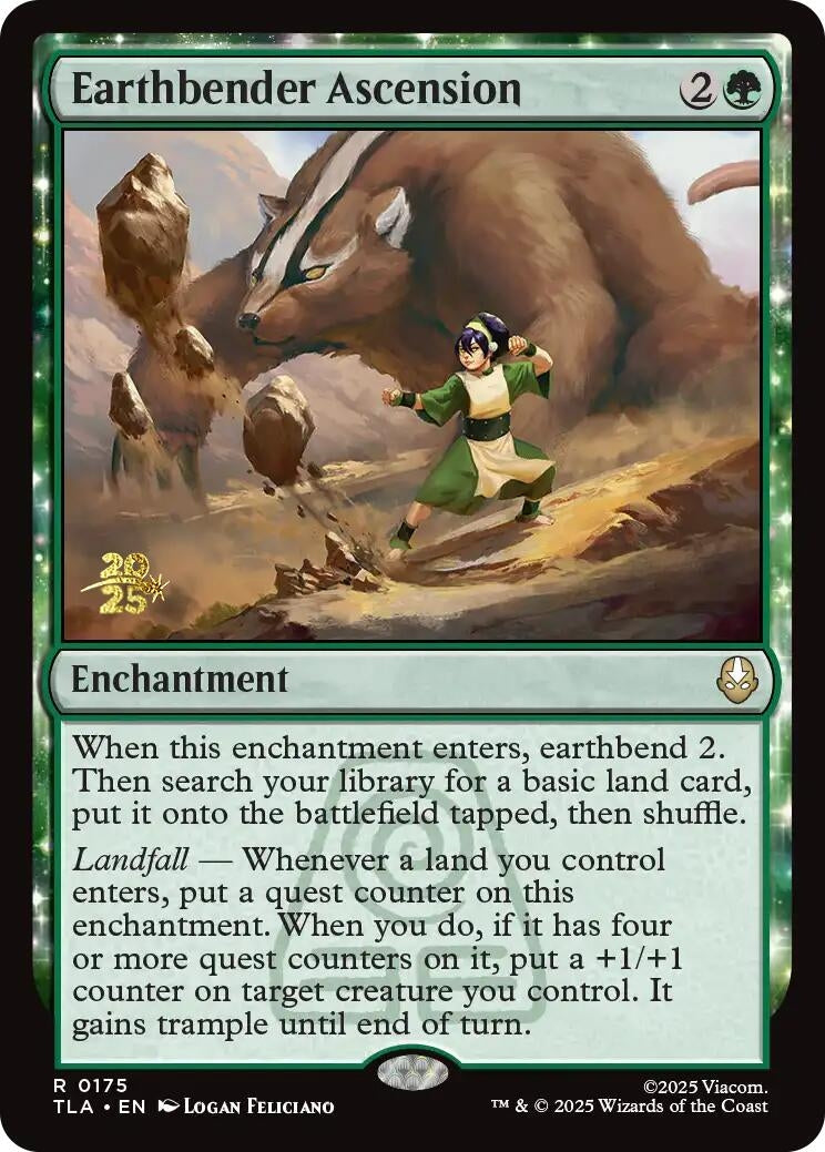 Image for Earthbender Ascension (175) (PRE) - Magic: The Gathering