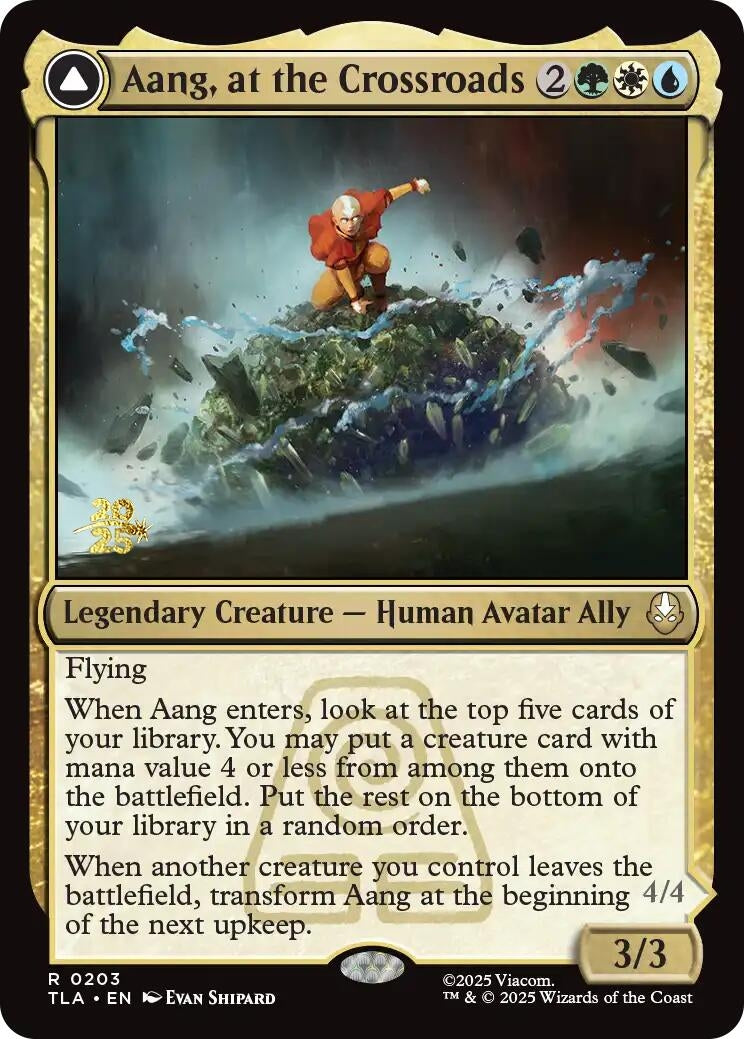 Image for Aang, at the Crossroads (203) (PRE) - Magic: The Gathering
