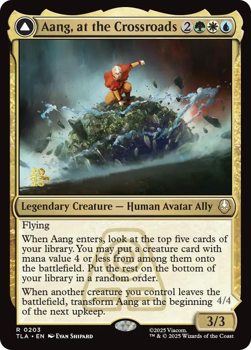Image for Aang, at the Crossroads (203) (PRE) - Magic: The Gathering