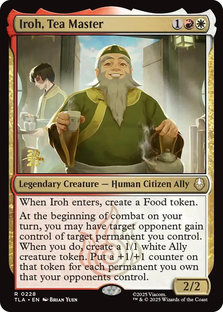 Image for Iroh, Tea Master (228) (PRE) - Magic: The Gathering