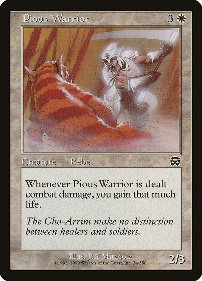 Image for Pious Warrior (34) (MMQ) - Magic: The Gathering