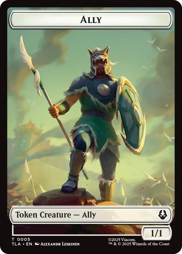 Image for Ally (0005) // Clue (0014) Double-Sided Token (5 // 14) (TLA) - Magic: The Gathering