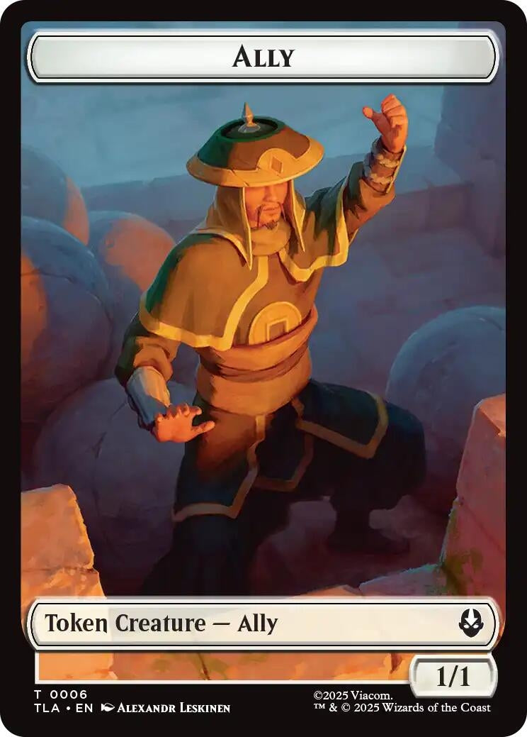 Image for Ally (0006) // Clue (0017) Double-Sided Token (6 // 17) (TLA) - Magic: The Gathering