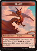 Image for Dragon // Food (0019) Double-Sided Token (9 // 19) (TLA) - Magic: The Gathering