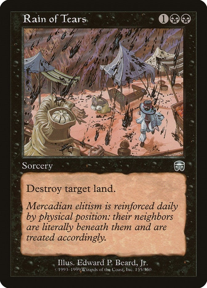 Image for Rain of Tears (155) (MMQ) - Magic: The Gathering