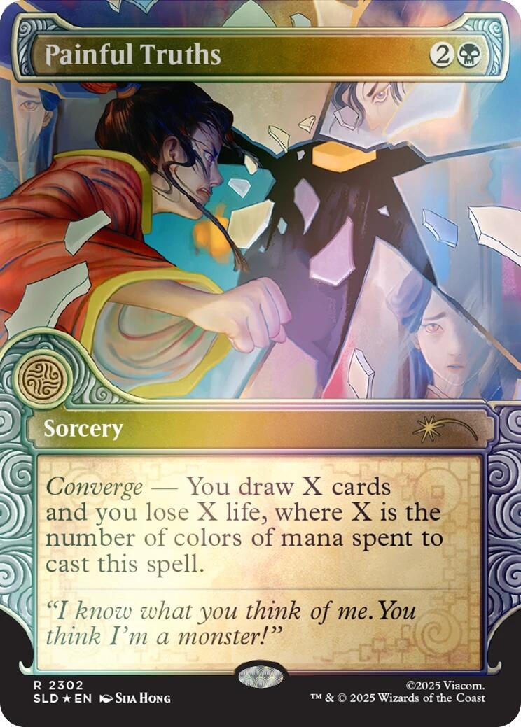 Image for Painful Truths (Rainbow Foil) (2302) (SLD) - Magic: The Gathering
