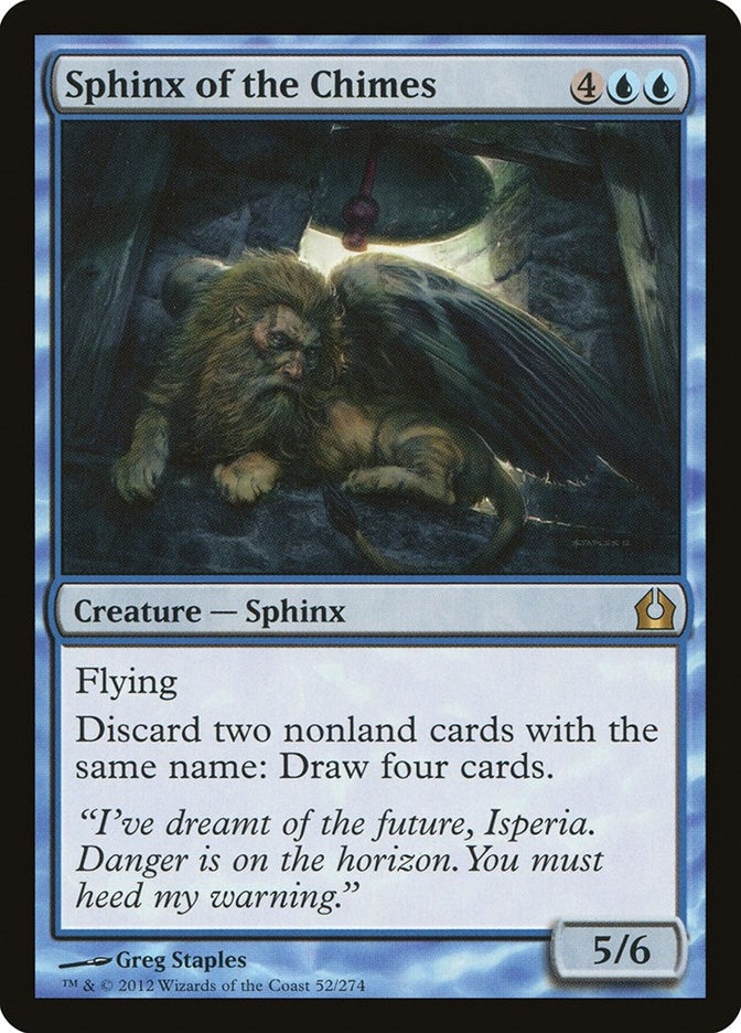 Sphinx of the Chimes (52) (RTR)