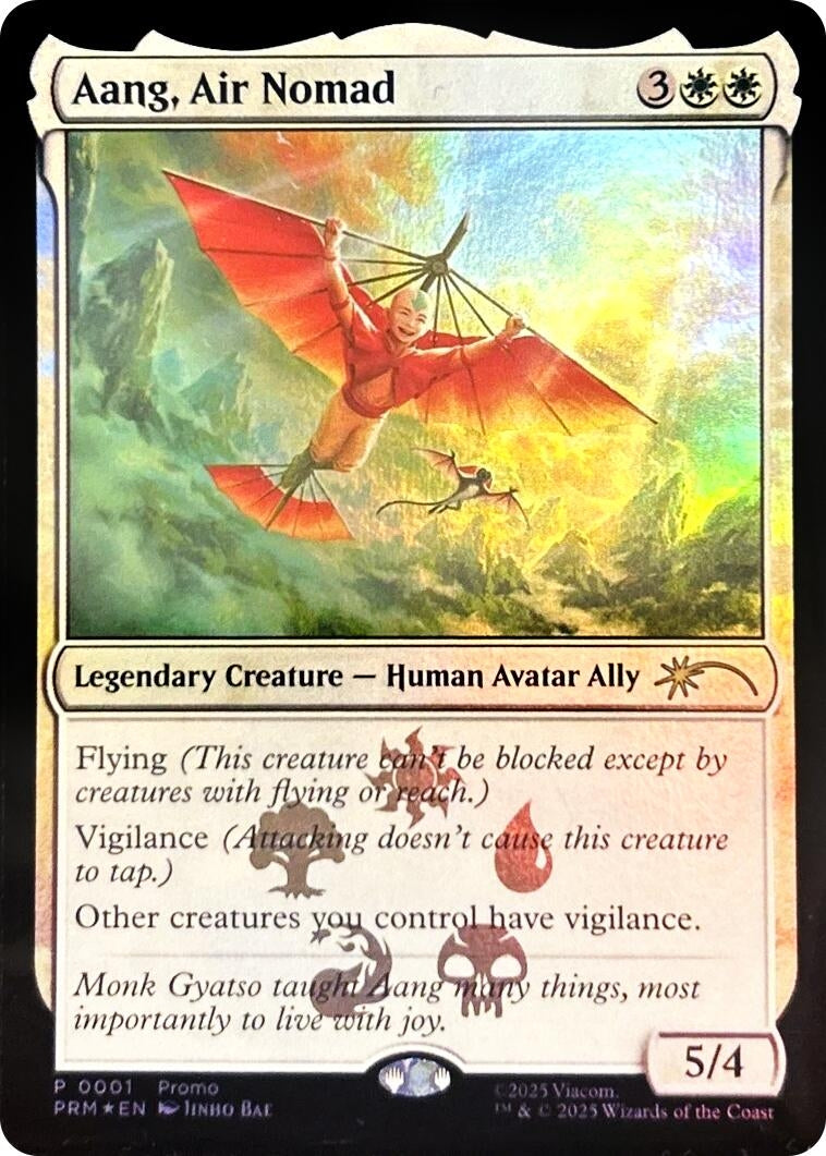Image for Aang, Air Nomad (1) (MEDIA) - Magic: The Gathering