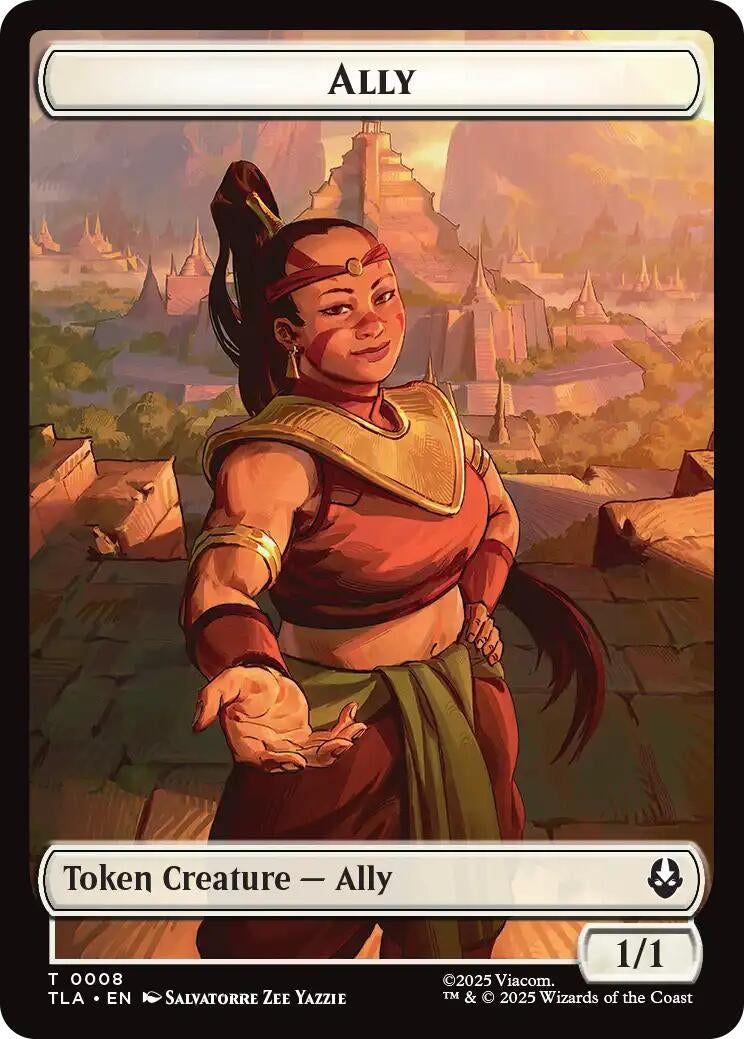 Image for Ally (0008) // Soldier (0002) Double-Sided Token (8 // 2) (TLA) - Magic: The Gathering
