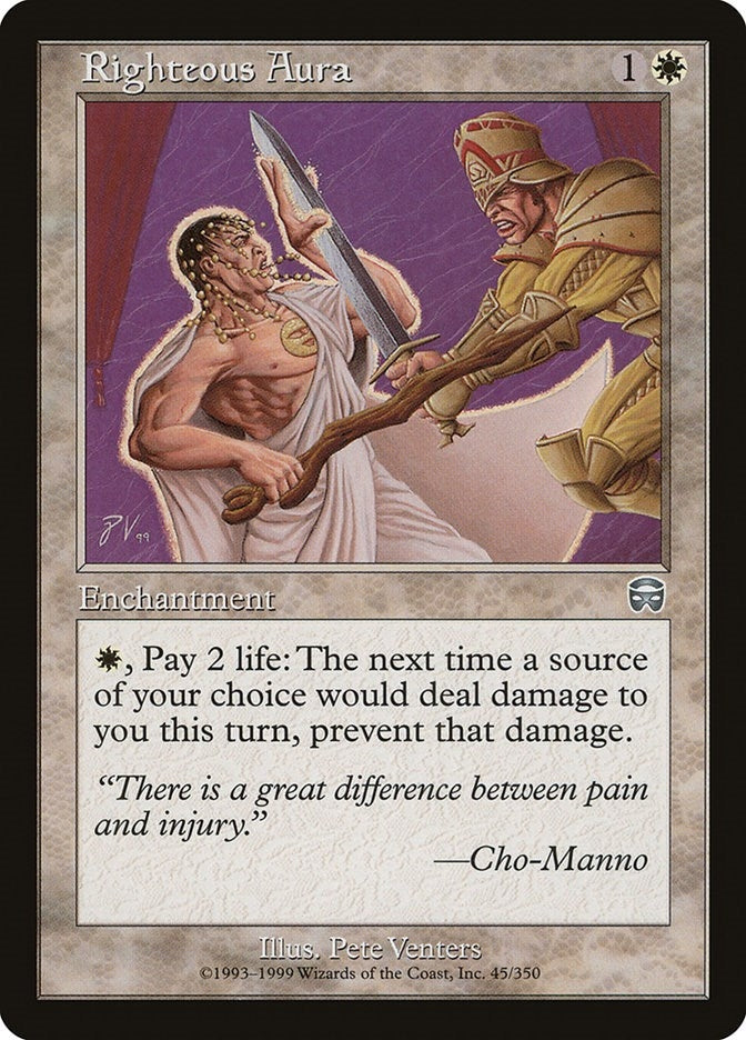 Image for Righteous Aura (45) (MMQ) - Magic: The Gathering